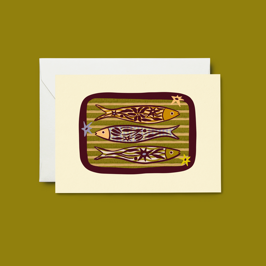 Sardines - Greeting Card