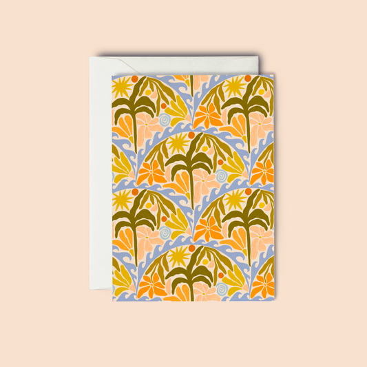 Coastal Groove - Greeting Card