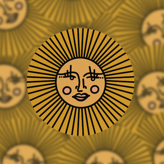 Sunshine Sun - Vinyl Sticker