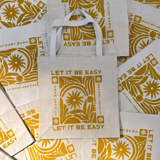 Let It Be Easy - Canvas Tote Bag