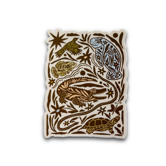 Fauna Of Florida - Vinyl Sticker