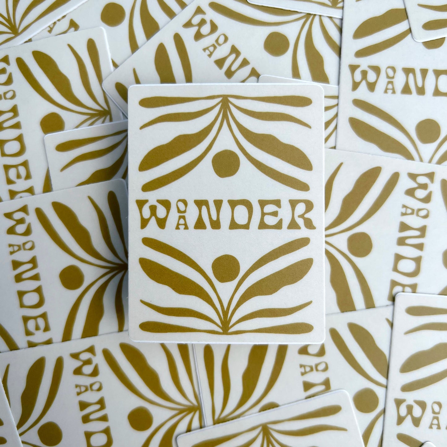 Wonder/Wander - Vinyl Sticker