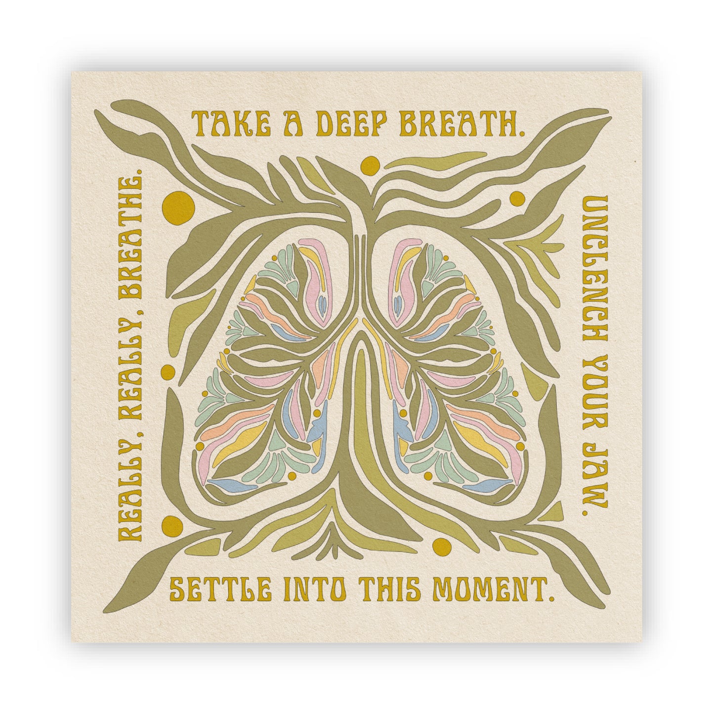 Take A Deep Breath - Vinyl Sticker