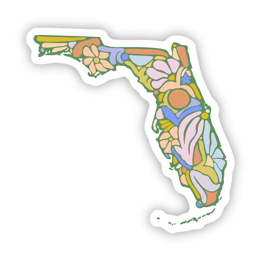 Florida Floral - Vinyl Sticker
