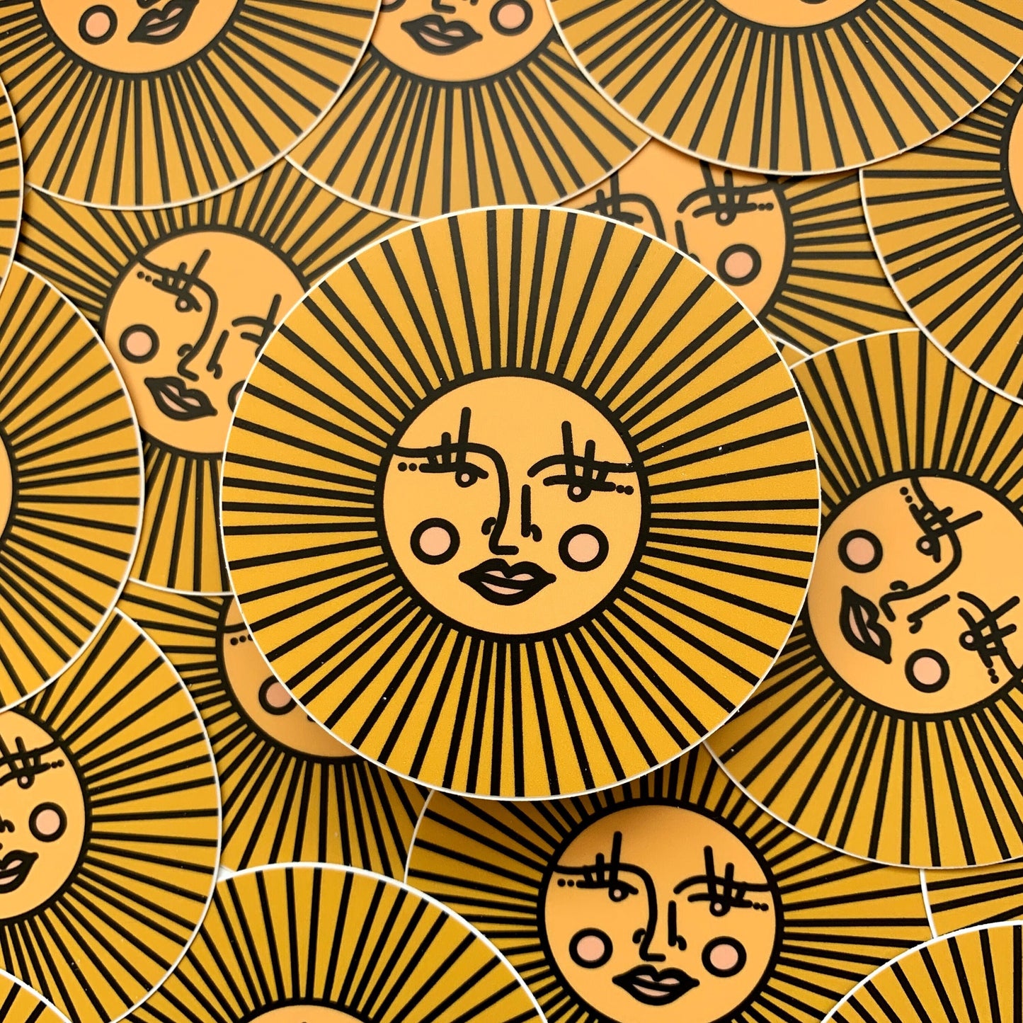 Sunshine Sun - Vinyl Sticker