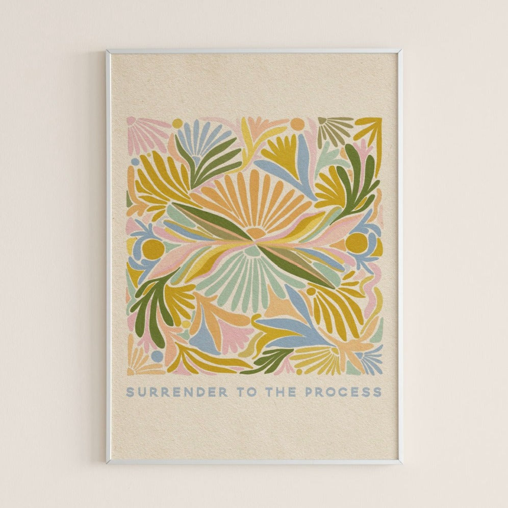 Surrender To The Process - Print